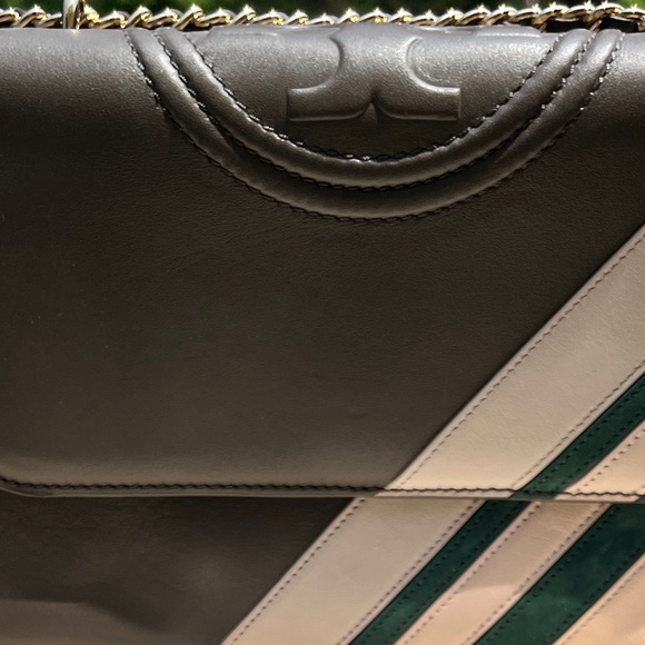 Tory Burch Crossbody Bag in Brown, Cream, and Green - Picture 8 of 8